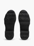 Black TH Monogram Knee-High Cleat Rain Boots  Women