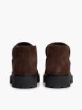 Brown TH Monogram Suede Penny Loafer Boots  Women