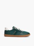 Green Embossed TH Monogram Leather Sneakers  Women
