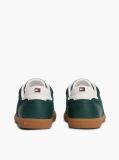 Green Embossed TH Monogram Leather Sneakers  Women