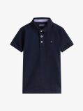 Blue Organic Cotton Polo Shirt  Boys