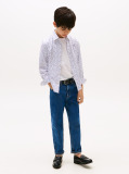 Multi All Over Mini Print Shirt Long Sleeve  Boys