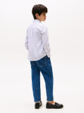 Multi All Over Mini Print Shirt Long Sleeve  Boys