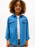 Denim Mid Wash Denim Shirt  Boys
