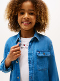 Denim Mid Wash Denim Shirt  Boys