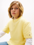Yellow Tonal Flag Embroidery T-Shirt  Boys