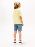 Yellow Tonal Flag Embroidery T-Shirt  Boys
