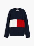 Blue Cotton Cable Sweater  Boys