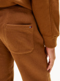Brown Varsity Logo Print Fleece Joggers  Boys