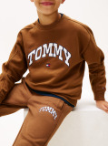 Brown Varsity Logo Print Fleece Joggers  Boys