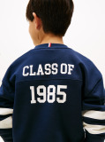 Blue Varsity Back Logo Colour-Blocked Sweatshirt  Boys