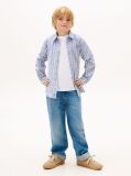 Blue Festive Regular Fit Stripe Oxford Shirt  Boys