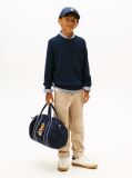 Blue Monotype Graphic Crew Neck Sweater  Boys