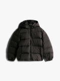 Black Essential Down Puffer Jacket  Boys