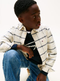 Multi Regular Fit Windowpane Check Shirt  Boys