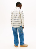 Multi Regular Fit Windowpane Check Shirt  Boys