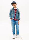 Μπλε Denim Trucker Τζάκετ Με Πίσω Σχέδιο  Αγόρια