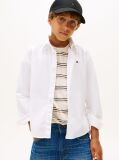 White Stretch Cotton Poplin Shirt  Boys