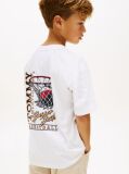 White Back Graphic Crew Neck T-Shirt  Boys