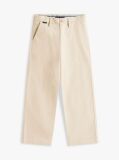 Beige Essential Lightweight Twill Loose Chinos  Boys
