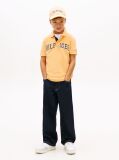 Orange Regular Fit Textured Polo Shirt  Boys