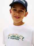 White 3D Flag Graphic Jersey T-Shirt  Boys