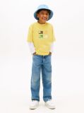 Yellow 3D Flag Graphic Jersey T-Shirt  Boys