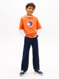 Orange Smiley Flag Logo Jersey T-Shirt  Boys