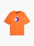 Orange Smiley Flag Logo Jersey T-Shirt  Boys