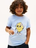 Blue Graphic Print Jersey T-Shirt  Boys