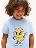 Blue Graphic Print Jersey T-Shirt  Boys