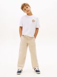 White Sticker Print Back Graphic Jersey T-Shirt  Boys
