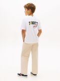 White Sticker Print Back Graphic Jersey T-Shirt  Boys