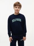 Blue Logo Terry Crew Neck Sweatshirt  Boys