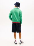Green Logo Terry Crew Neck Sweatshirt  Boys