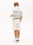 Beige Logo Embroidery Sweat Shorts  Boys