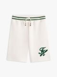 Beige Logo Embroidery Sweat Shorts  Boys