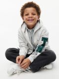 Γκρι Hoody Με Φερμουάρ Και Varsity Λογότυπο  Αγόρια