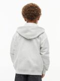 Γκρι Hoody Με Φερμουάρ Και Varsity Λογότυπο  Αγόρια