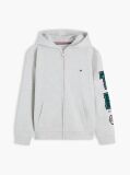 Γκρι Hoody Με Φερμουάρ Και Varsity Λογότυπο  Αγόρια