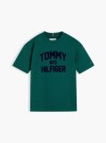 Πράσινο Βαμβακερό T-Shirt Με Λογότυπο Και Κλασική Λαιμόκοψη  Αγόρια