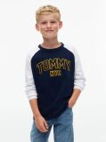 Μπλε T-Shirt Με Colour-Blocked Varsity Λογότυπο  Αγόρια