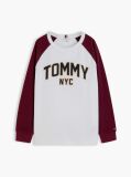 Άσπρο T-Shirt Με Colour-Blocked Varsity Λογότυπο  Αγόρια