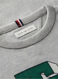 Γκρι Βαμβακερό T-Shirt Με Varsity Λογότυπο  Αγόρια