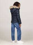 Blue Essential Faux Fur Down Hooded Jacket  Girls