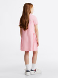 Pink Pleated Polo Dress  Girls