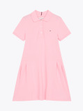 Pink Pleated Polo Dress  Girls