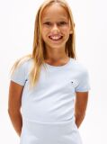 Blue Round Neck Skater Dress  Girls