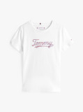 Άσπρο Κοντομάνικο T-Shirt Με Λογότυπο  Κορίτσια