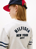 Grey Back Logo Appliqué Sweatshirt Dress  Girls